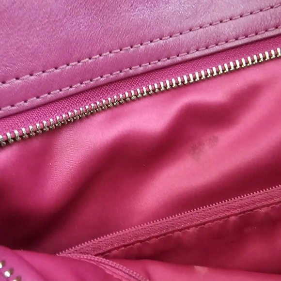 Coach Signature Canvas Shoulder Bag - Pink and Brown - Picture 4 of 15